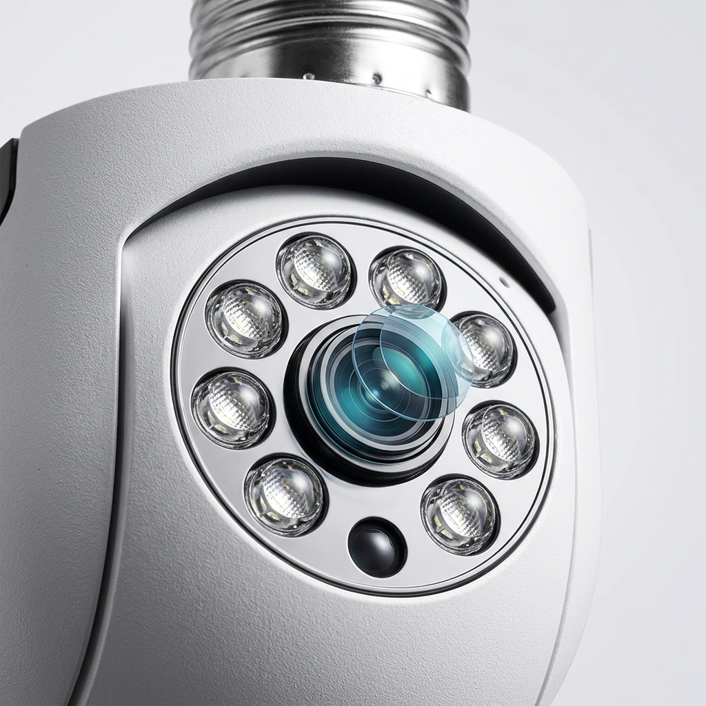 Detalle del FocoCam Vigilancia 360 Inteligente WiFi