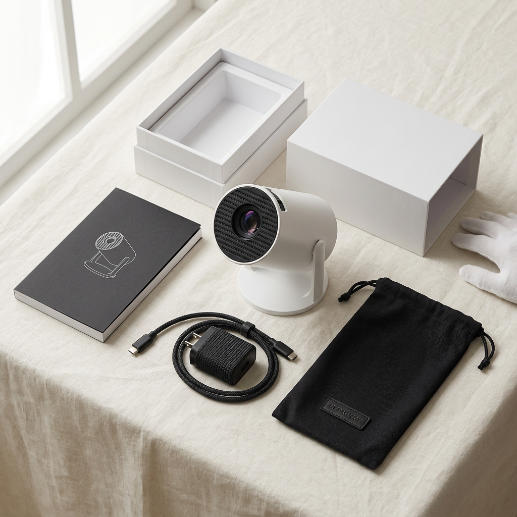 Empaque del Proyector Cine Portátil