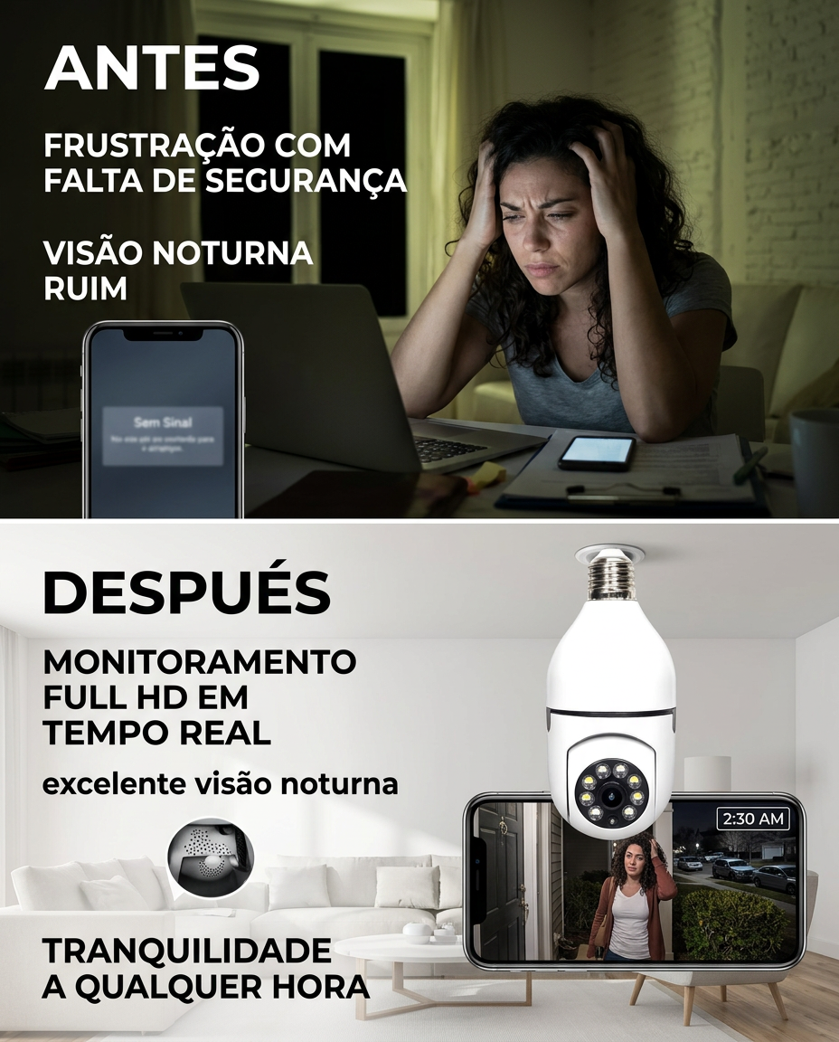Comparativa de visión de la cámara