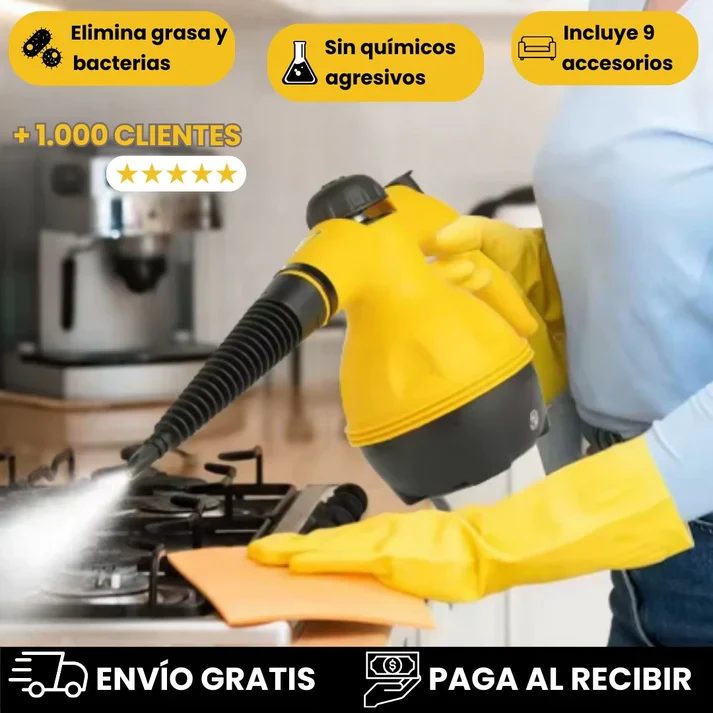 VaporPro limpiando una cocina