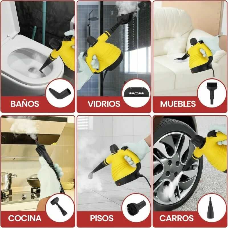 VaporPro desinfectando un baño