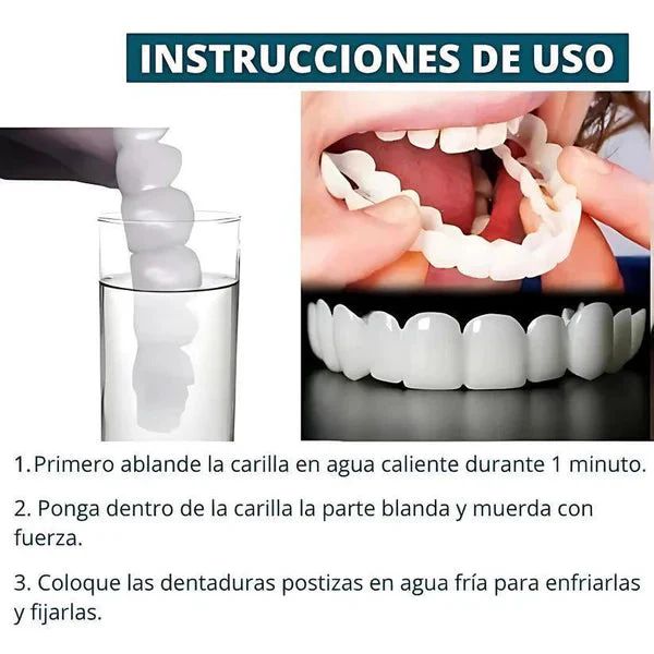 Paquete de carillas dentales
